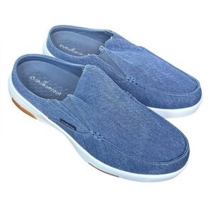 NWB Orthocomfoot men's orthopedic slip on Loafers color/denim. size 44 /10 US